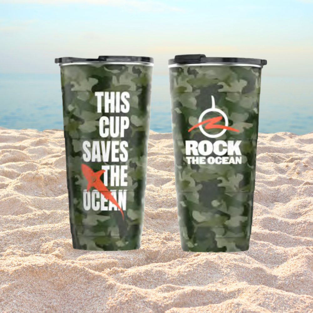 THIS CUP CAMO PIRANI TUMBLER 24OZ