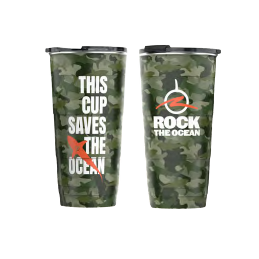 Pirani This Cup Saves the Ocean Camo Tumbler
