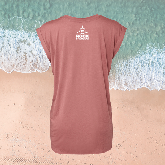 TURTLE FAM LADIES MAUVE T-SHIRT
