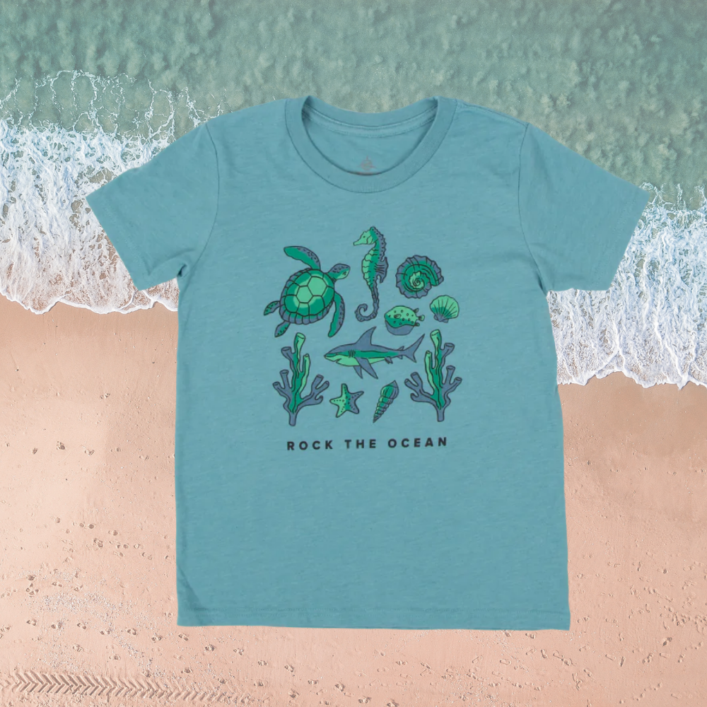 CAICOS YOUTH BLUE T-SHIRT