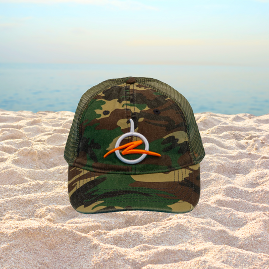 ICON DISTRESSED CAMO HAT