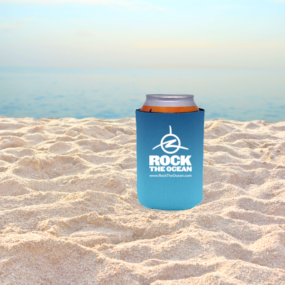RTO LOGO BLUE FADE ECO KOOZIE 12oz