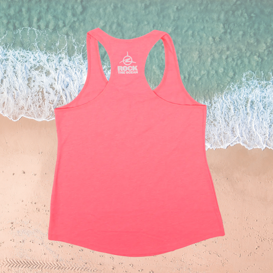 OCEAN CAPS NEON PINK LADIES TANK