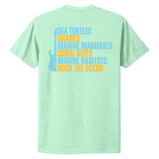 Rock The Ocean 5 Cords of Conservation T-Shirt