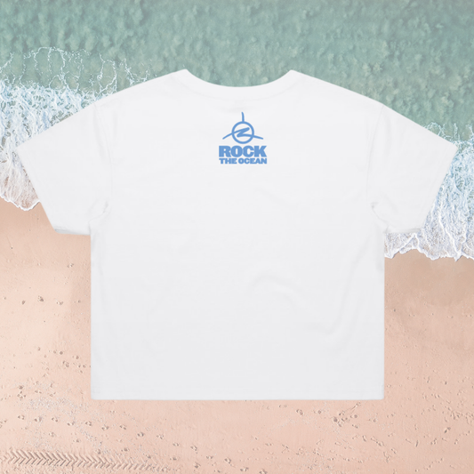 RAINBOW CORAL LADIES CROP T-SHIRT