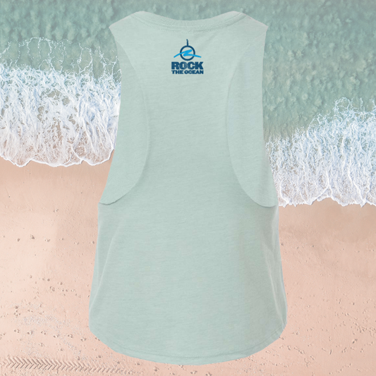 CALI LOGO LADIES CROP TANK