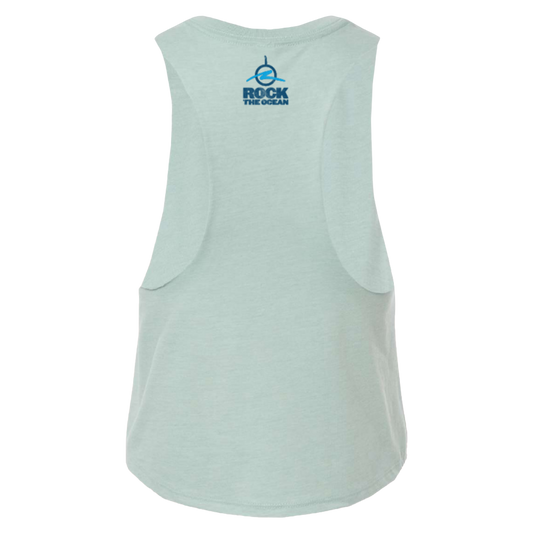 Womens Cali Logo Cropped Tank
