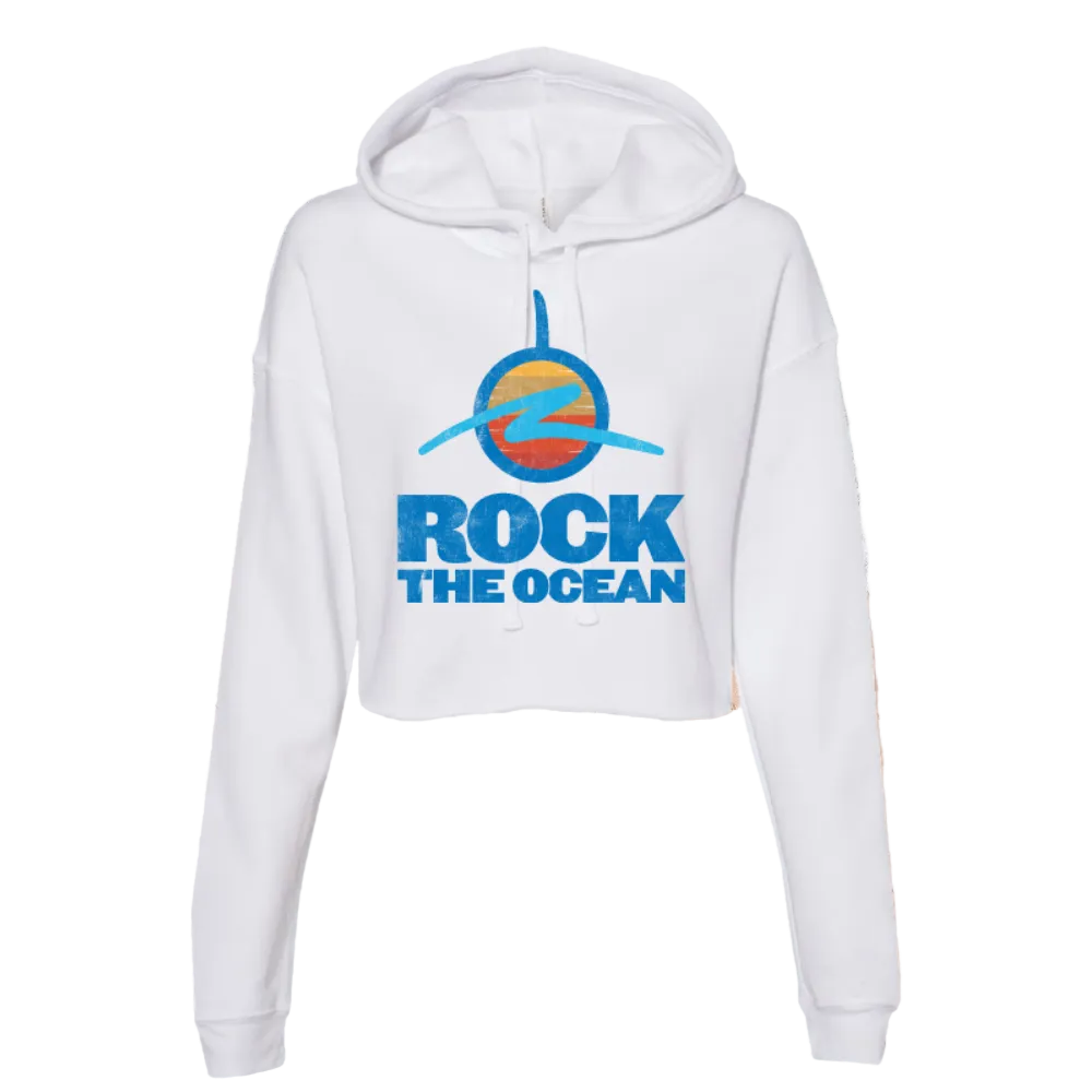 Icon Sunset Ladies Crop Hoodie