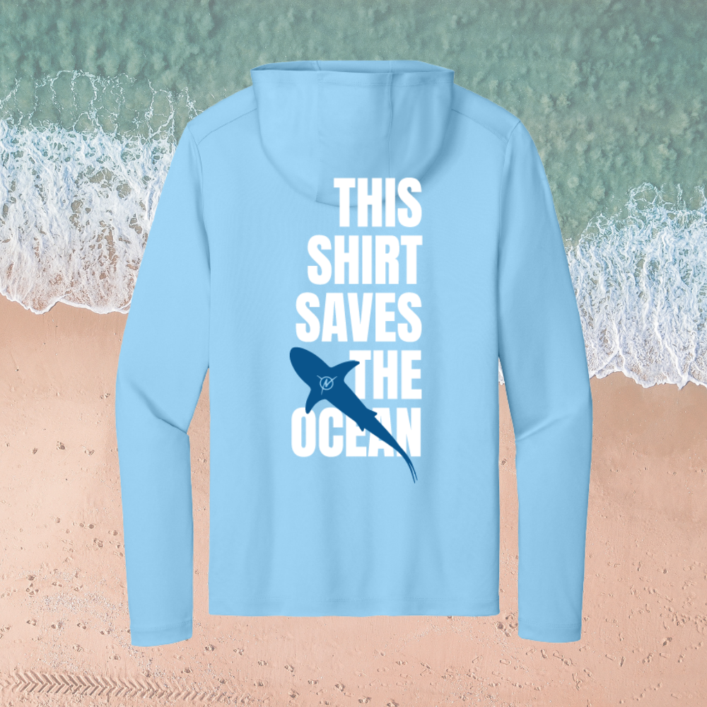 THIS SHIRT SAVES THE OCEAN HOODIE PERFORMANCE