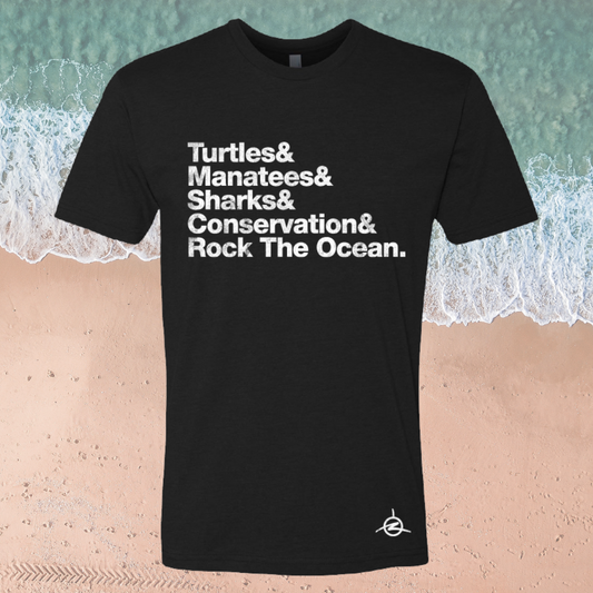 TURTLES & MANATEES & SHARKS... T-SHIRT