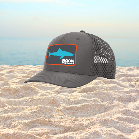 SHARK FLO STACKED HAT