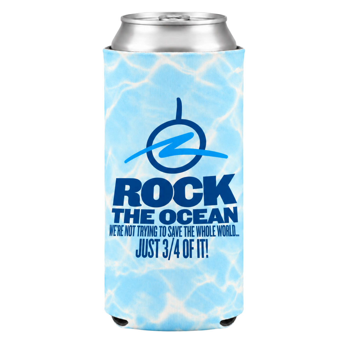 Aqua Camo Koozie 24oz