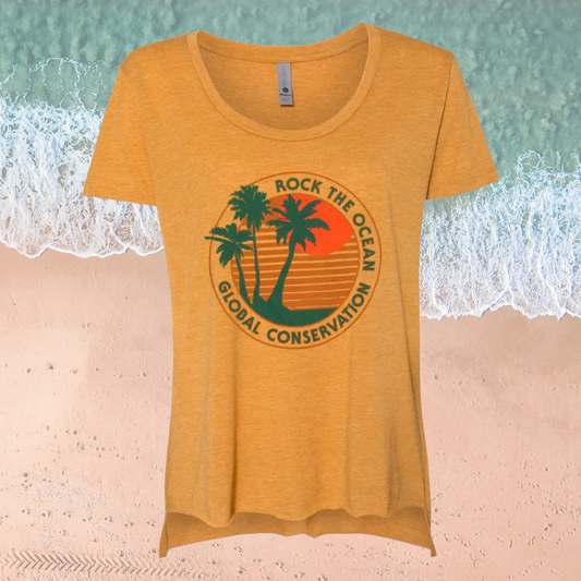 BEACH CLUB YELLOW TEE