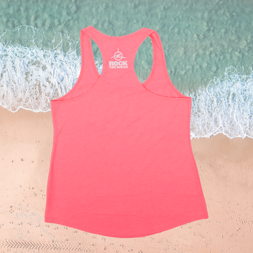 OCEAN CAPS NEON PINK LADIES TANK
