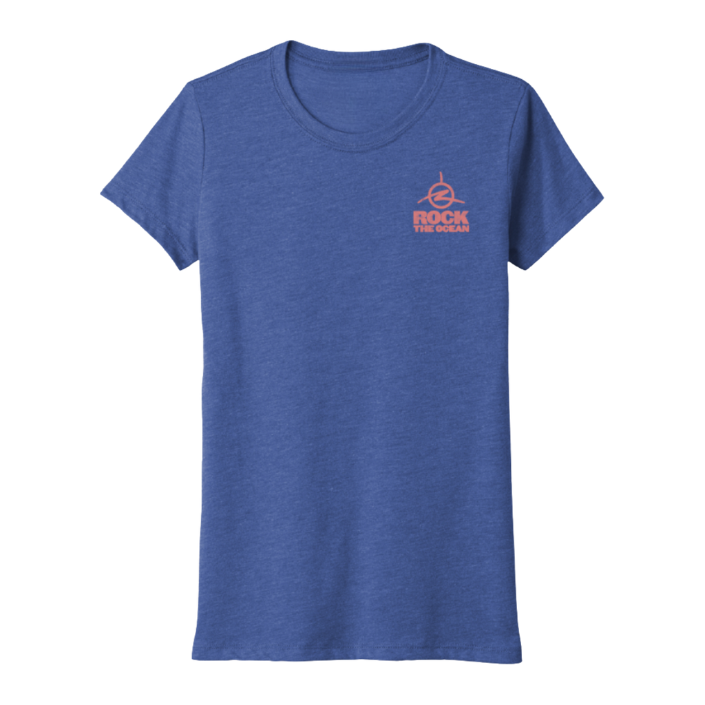 Sunset Marquesa Ladies Vintage Royal T-Shirt