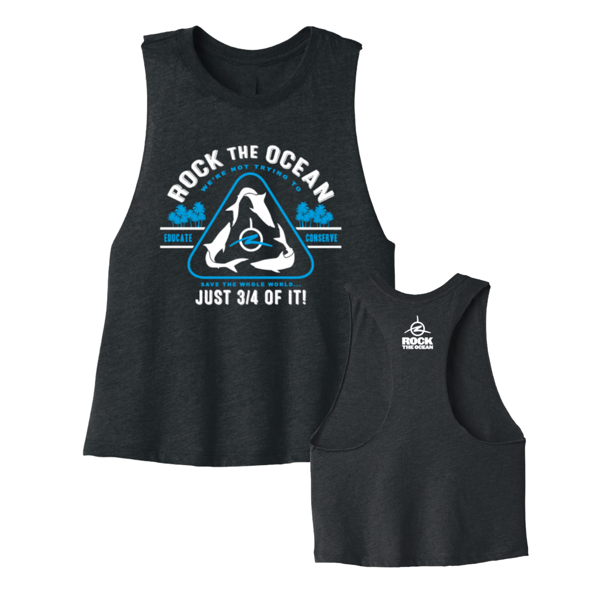 Conserve Ladies Crop Tank