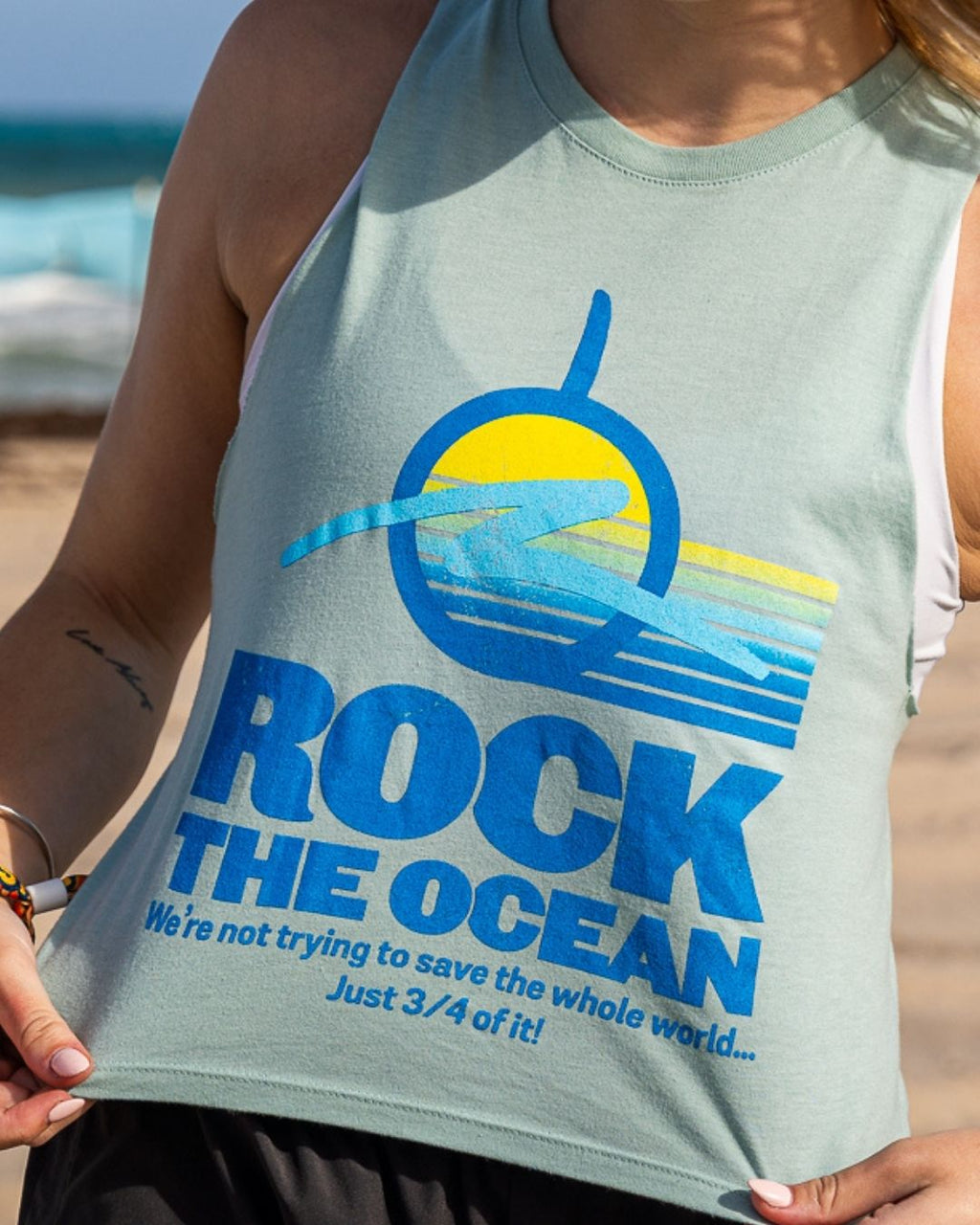 Cali Logo Ladies Cropped Tank