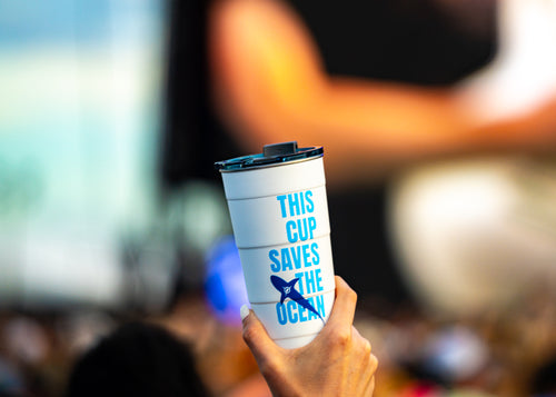 This Cup White Pirani Tumbler 26oz
