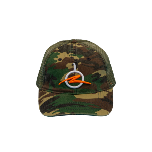 RTO Icon Distressed Camo Hat
