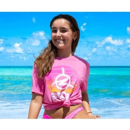 SUNSET MARQUESA LADIES PINK T-SHIRT