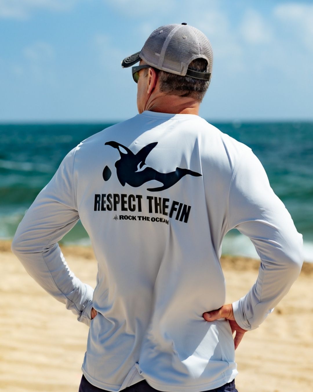 Respect the Fin Southern Resident Killer Whale Performance Long Sleeve