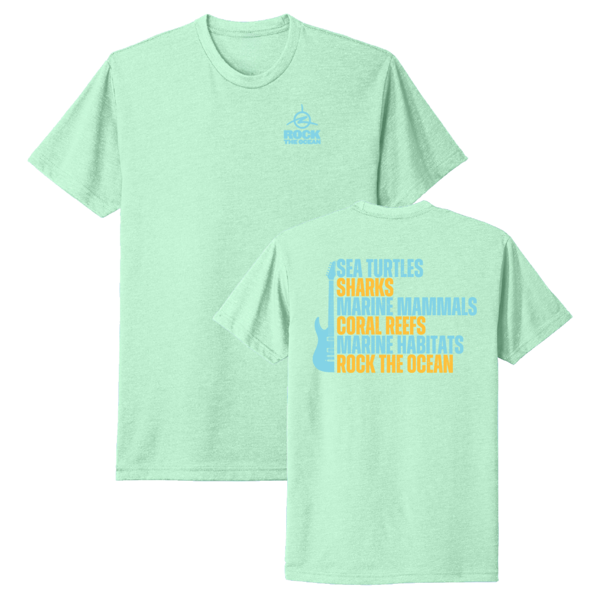 Rock The Ocean 5 Cords of Conservation T-Shirt