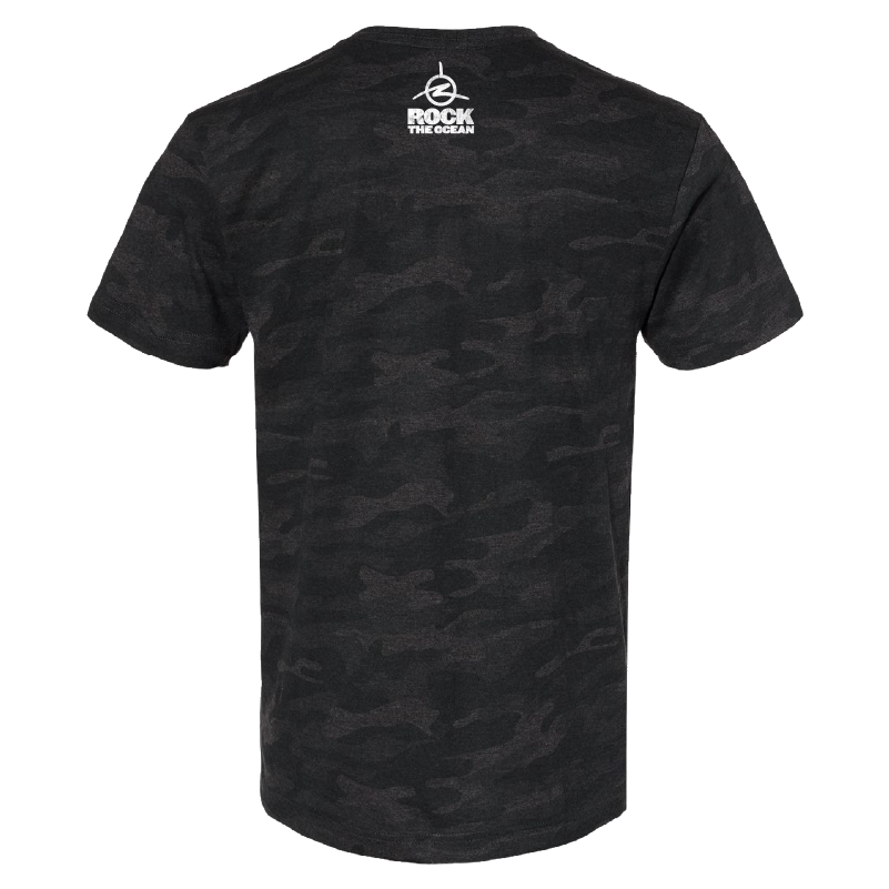 Rock The Ocean Camo Shark Hugger T-Shirt