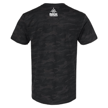 Rock The Ocean Camo Shark Hugger T-Shirt