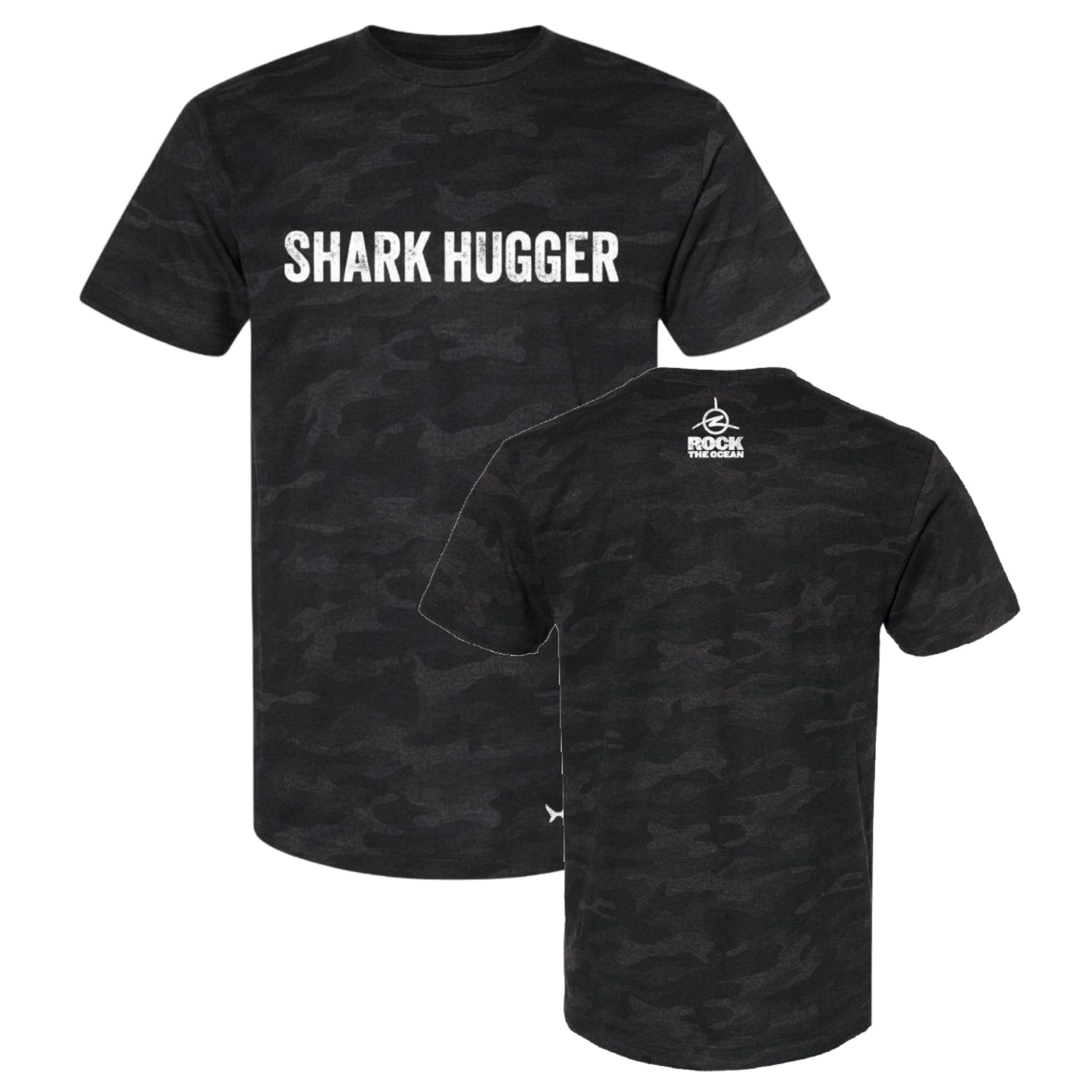 Rock The Ocean Camo Shark Hugger T-Shirt