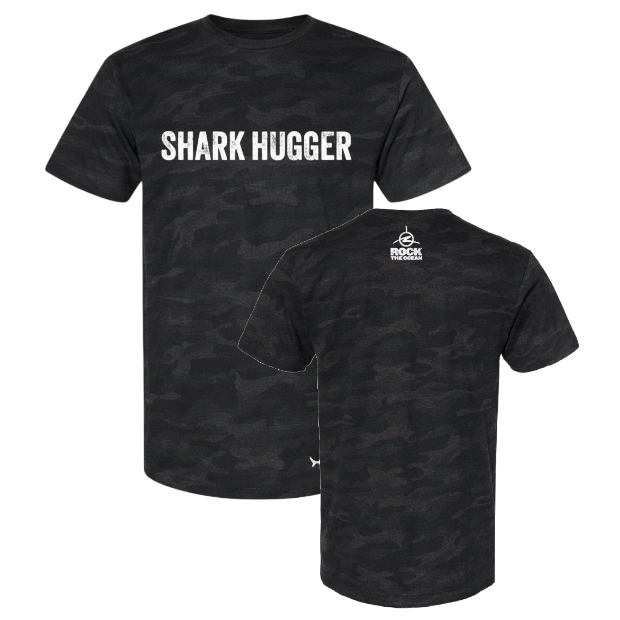 Rock The Ocean Camo Shark Hugger T-Shirt