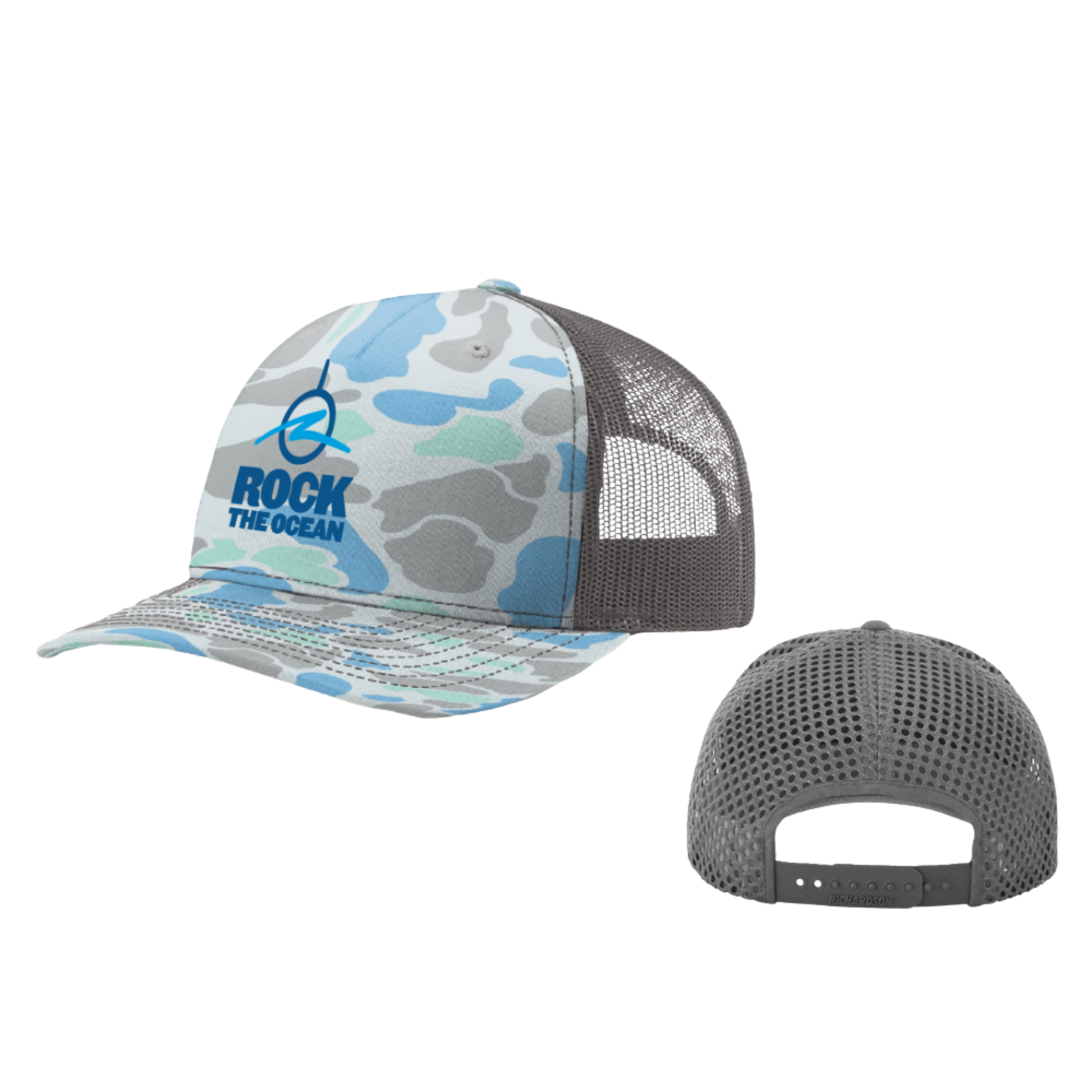 Rock The Ocean Saltwater Duck Camo Hat