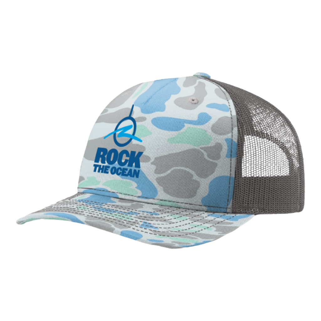 Rock The Ocean Saltwater Duck Camo Hat