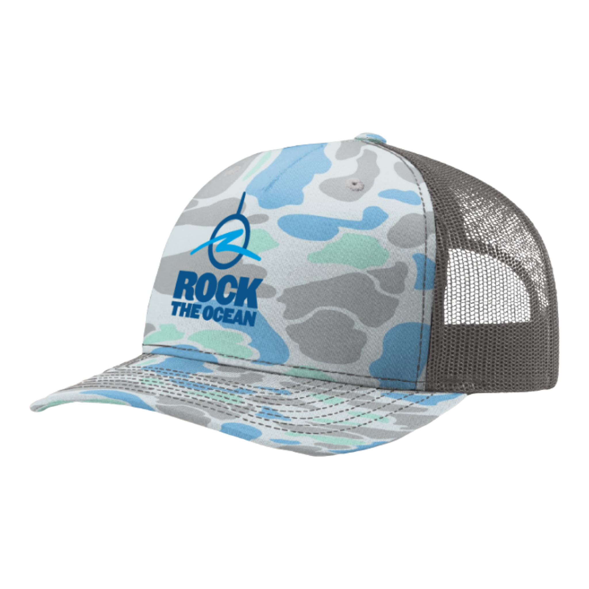 Rock The Ocean Saltwater Duck Camo Hat