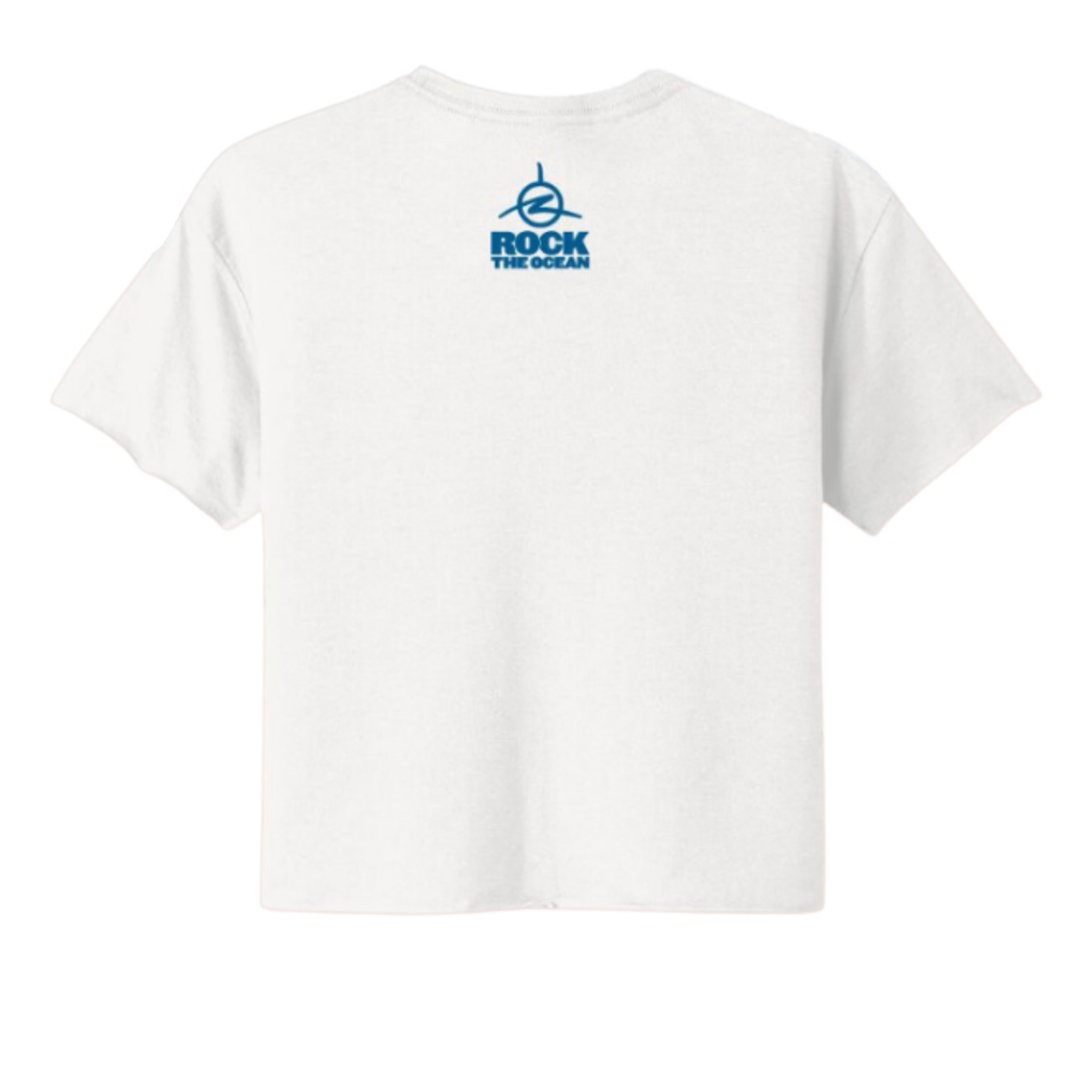 Rock The Womens Ocean Caps Cropped T-Shirt