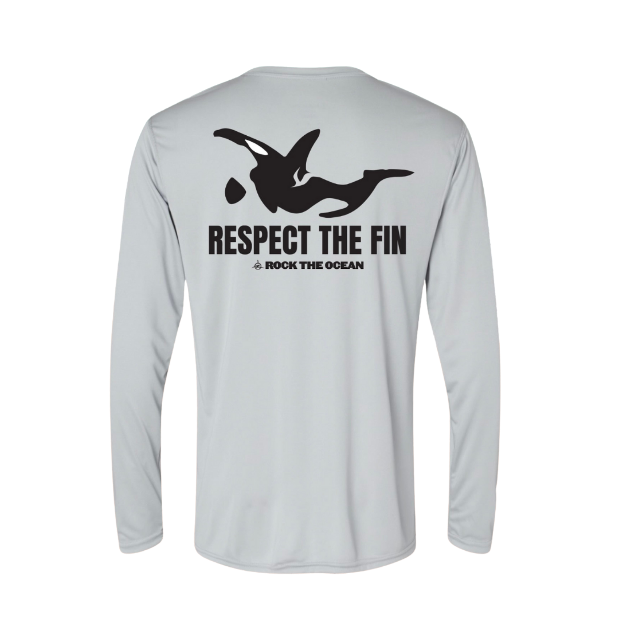 Respect the Fin Southern Resident Killer Whale Performance Long Sleeve T-Shirt