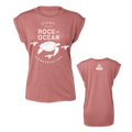 Turtle Fam Ladies Mauve T-Shirt