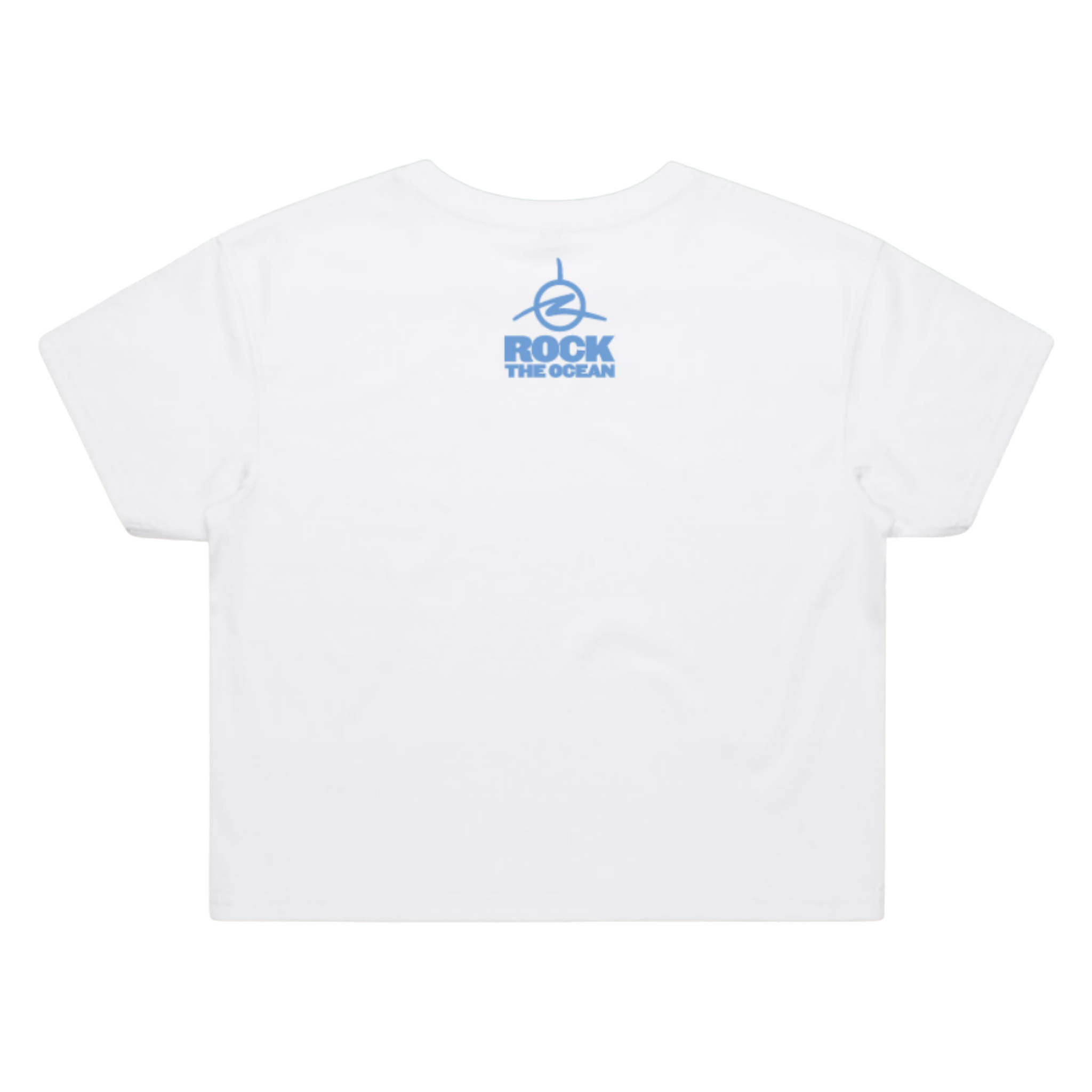 Rainbow Coral Ladies Cropped T-Shirt