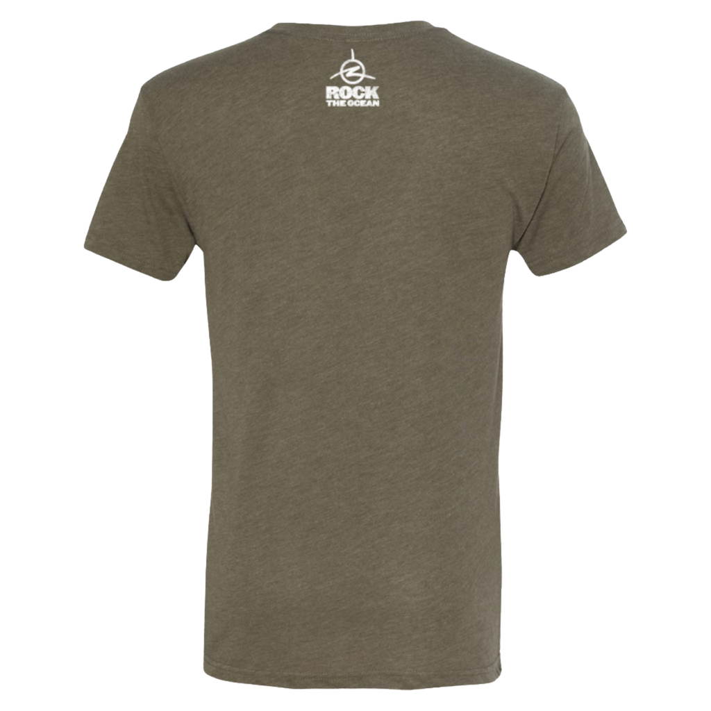 Shark Hugger Military Green T-Shirt