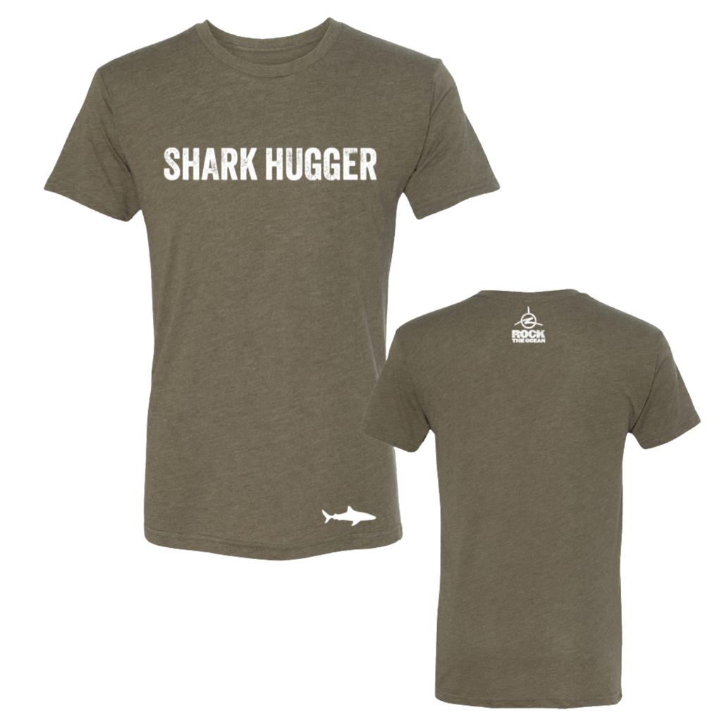 Shark Hugger Military Green T-Shirt
