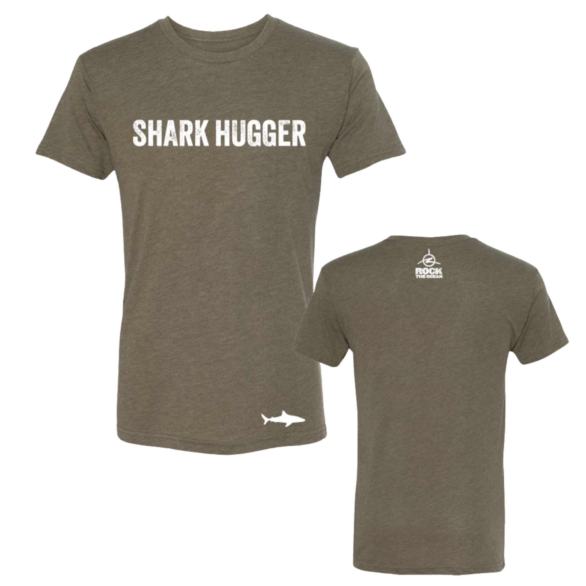 Shark Hugger Military Green T-Shirt