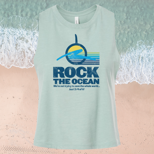CALI LOGO LADIES CROP TANK